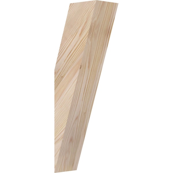 Ekena Millwork 3 1/2"W x 6"D x 18"H Traditional Smooth Knee Brace, Douglas Fir BRC04X06X18TRA00SDF - main